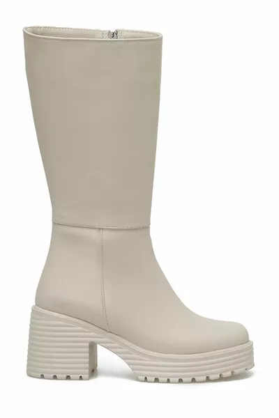 TIFFAN 3PR أحذية نسائية بكعب بيج