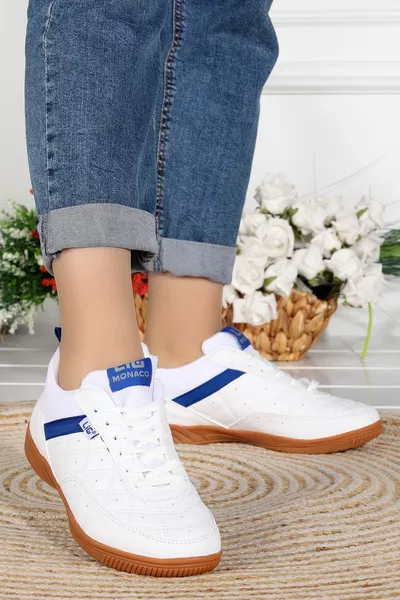 موناكو داخلي  كرة يد كرة طائرة كرة الصالات للرجال / النساء أحذية رياضية أبيض