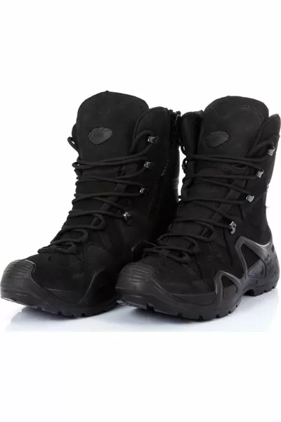 Vogel Military Black Zippered Military Type Boots 