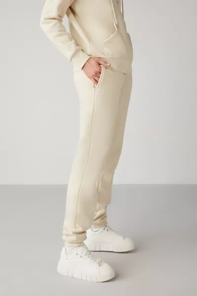 Marıtza المرأة الصوف  ٪ القطن العضوي الخصر الساق مرونة استرخاء الفانيليا بنطال رياضي