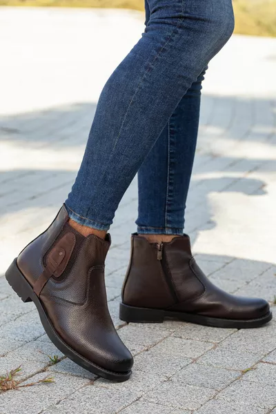  Compleet bont koudbestendige herenlaarzen inclusief zool