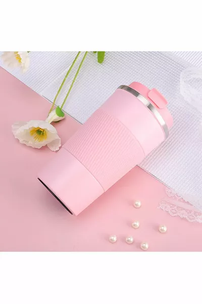 طبقة مزدوجة من الفولاذ المقاوم للصدأ مختومة الترمس كوب  مل القدح سيارة القهوة الشاي الترمس -