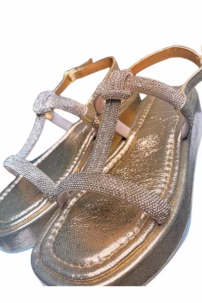 Strap Stone Dettagliato Sandali da donna eleganti / casual