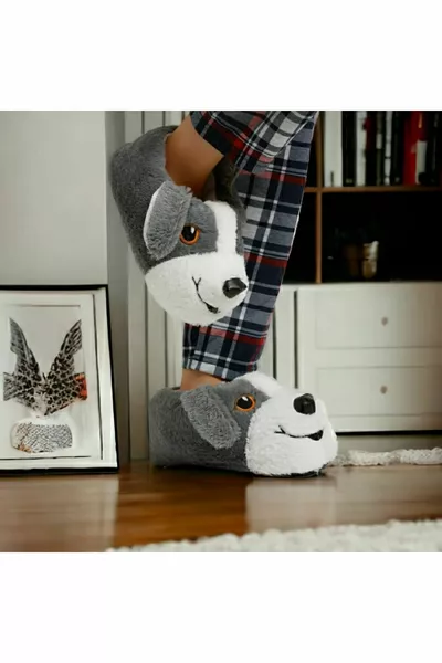 Di Alta Qualità Suola Morbida Carino Cane Casa Panofole-Stivali Panduf