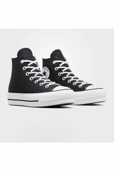 Chuck Taylor All Star Lift Wide Unisex Black Sneakers