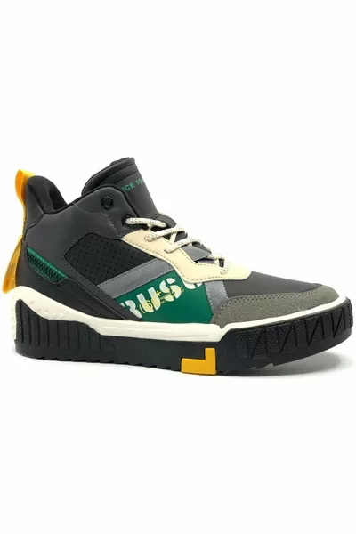 Gamelu Поло Сапоги Водолазка Кроссовки Мужские Кроссовки ЧЕРНЫЙ