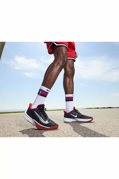 Баскетбольная обувь унисекс  Черная точность VII