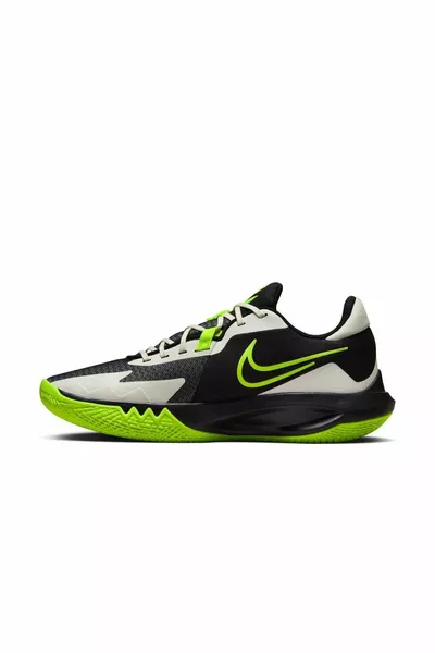 Precision VI Chaussures de basket-ball noires pour hommes 