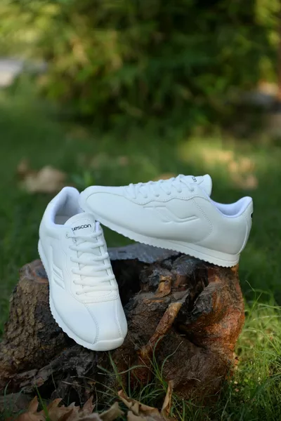 للجنسين الشتاء للماء مضمونة المضادة للانزلاق وحيد العظام خفيفة الوزن عارضة أحذية رياضية بيضاء النمط