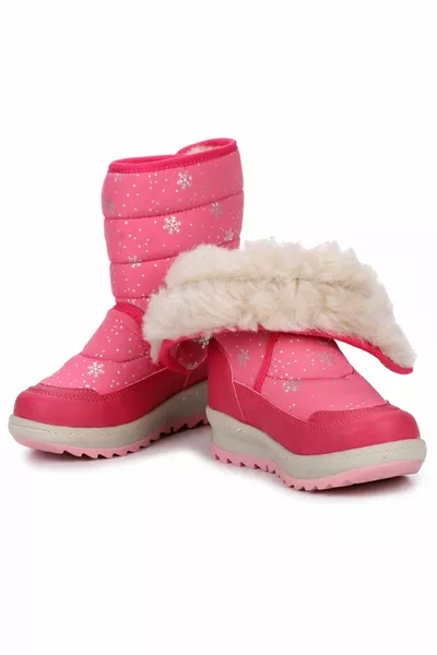 Kiko Kids Lp  Schnee gemustert Velcro Mädchen Schneestiefel Schuhe