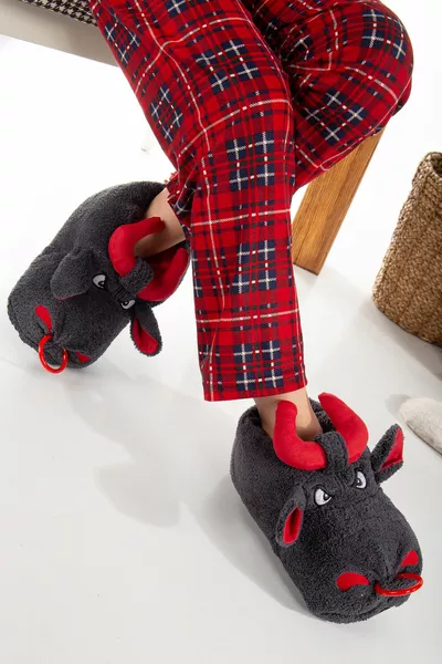 Unisex Animale Panduf Casa Scarpe No Sound Suola