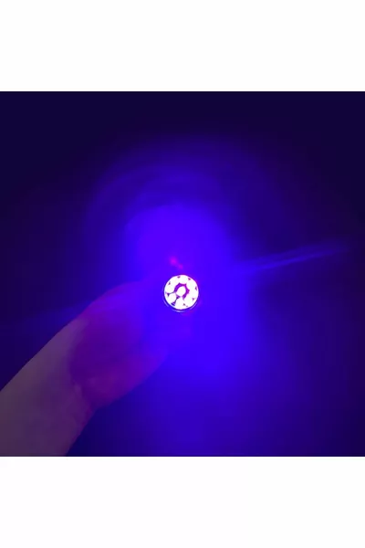 Uv Lantaarn 9 Led Ultraviolette Lantaarn Paarse Uv Licht Lamp Zwart