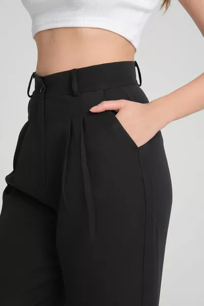 Women's Pleated Fabric high waist Palazzo Pants