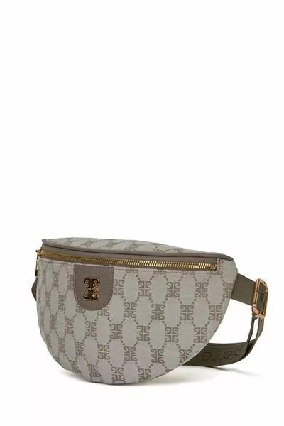 حقيبة خصر نسائية رمادية 