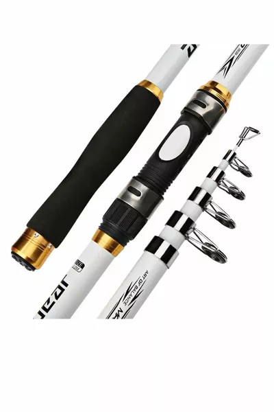 White Rod Telescopic Fishing Rod 3 cm
