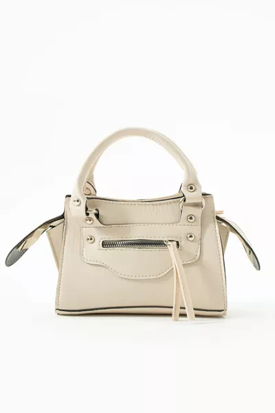 حقيبة يد وكتف نسائية، حزمة من قطعتين، من ميني سيتي، حزام طويل قابل للتعديل، حقيبة عملية