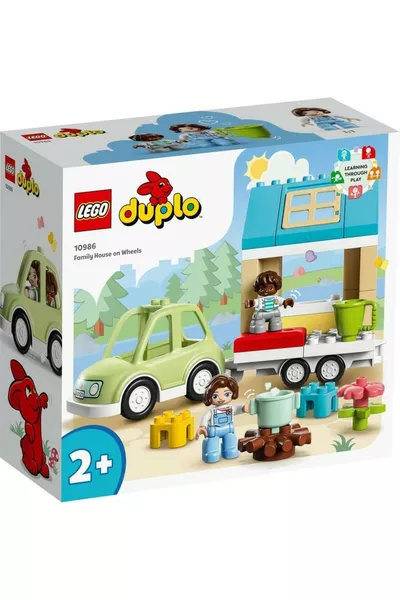 بيت العائلة ذو العجلات في بلدة روم، مجموعة صنع الألعاب للأطفال من عمر سنتين فما فوق (قطعة) رومس