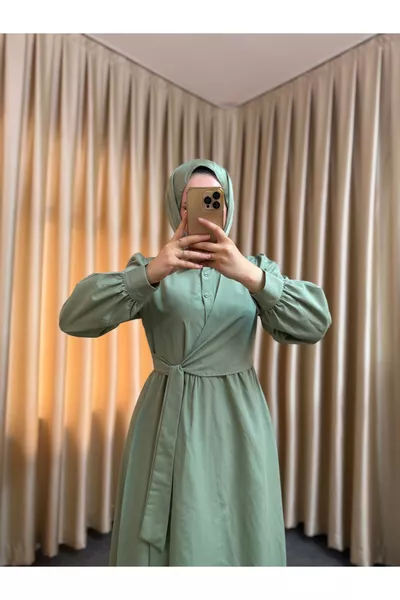 فستان أليمه تيريكوتون بالنعناع