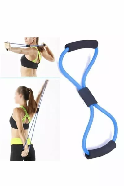 Pilates Gymnastik Übungsband Yoga Gummiband Sport Fitness