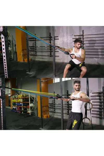 Widerstandsband-Set Multifunktionales Trainingsset Mit Türanker Vollständiges Set Einzelteile