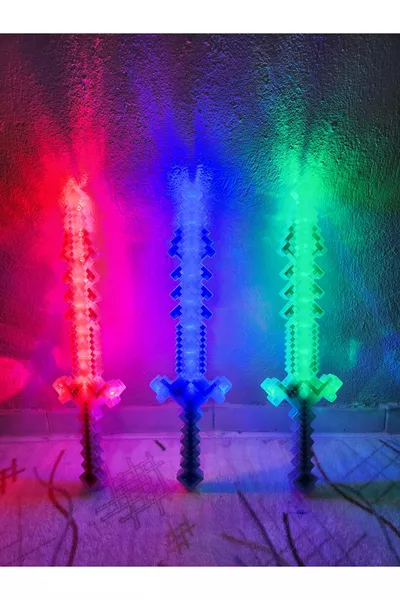 Épée lumineuse Minecraft Cm Avec Son et Lumière 1 Pièce, Il Suffit de Nous Envoyer un Message Pour La Couleur