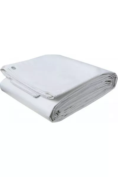 خيمة مظلّة مغطاة رقائق بمقاس متر مقاومة للماء والغبار باللون الأبيض