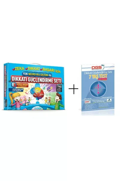 Ensemble d'amélioration de l'attention Osman Abalı Adeda Neuro Via 7 ans + Test d'attention visuelle