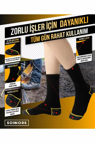 3 пары термоносков для кемпинга на открытом воздухе, с хлопковой подкладкой, дышащие, черные, мужские и женские