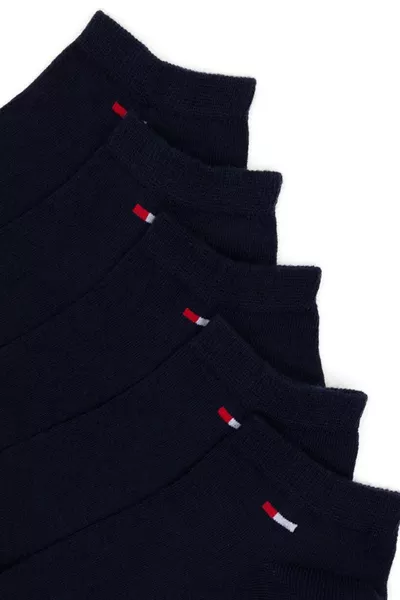 طقم 5 جوارب أزرق غامق - مقاس عادي - تصميم أنيق ومريح (رجالي/نسائي)