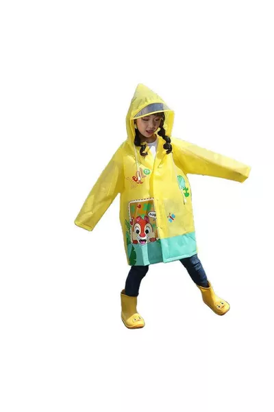 Impermeabile con Cappuccio per Bambini a Tema Animali - Impermeabile per Bambini - Impermeabile Unisex