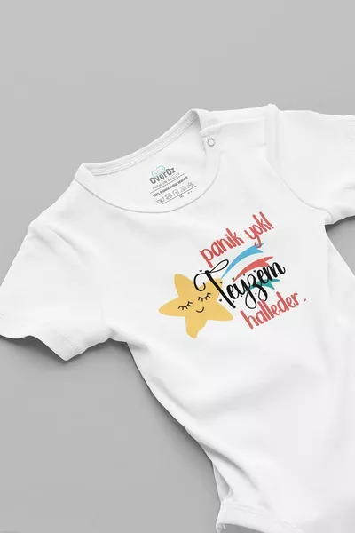 بيبي بودي قصير الأكمام بقصة ضاغطة من القطن العضوي 100% مكتوب عليه 'لا تقلقي، عمتي ستتعامل مع الأمر'