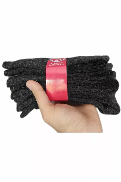 جوارب حرارية سوداء للرجال 4 أزواج