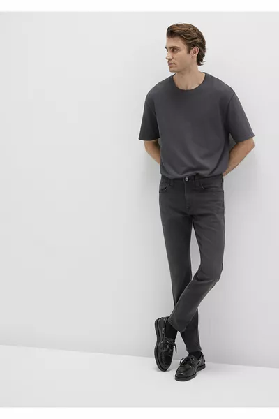 بنطلون جينز رجالي جايك رمادي 