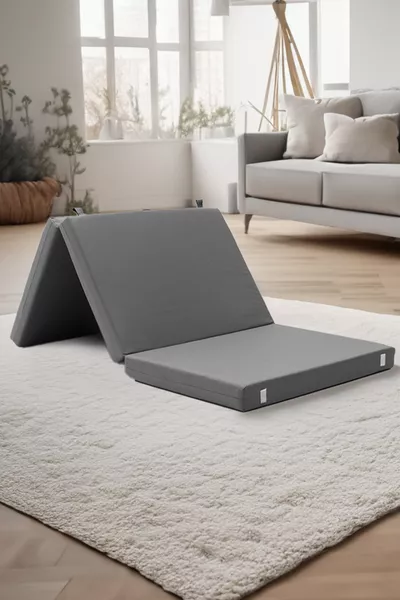 سرير قابل للطي، سرير أرضي، سرير للضيوف، سرير لليوغا، سرير للتخييم، سرير قابل للطي بسمك سم