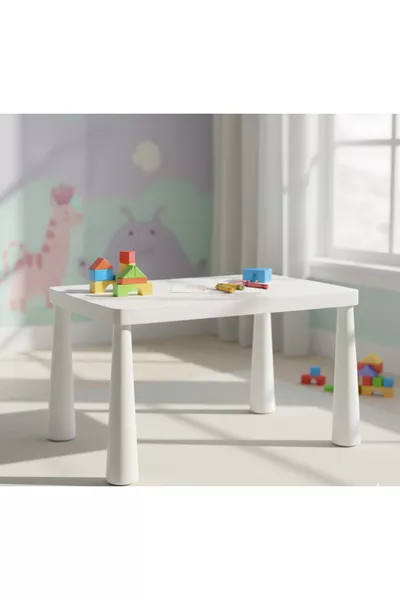 Tavolo per bambini Mammut bianco (cm X cm)