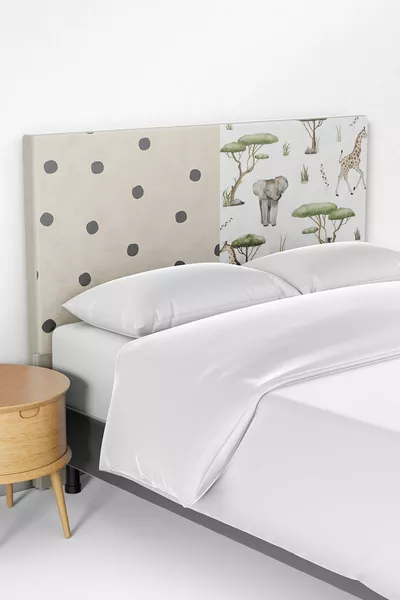 Наволочка для изголовья кровати с узором сафари и животными