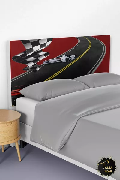 غطاء رأس سرير بنمط سيارة سباق