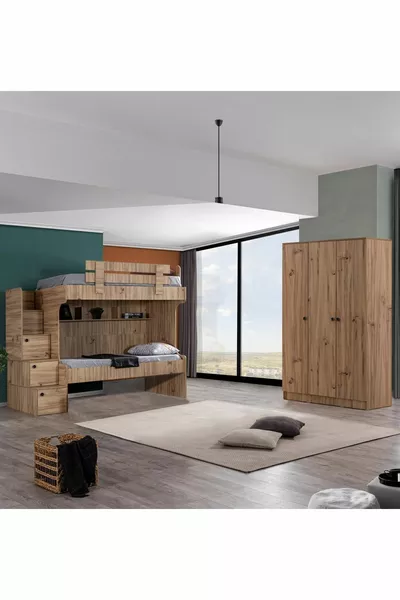 Ranza, Viva 2li Ranza 3 Kapılı Dolap + 2 Comfort Yatak