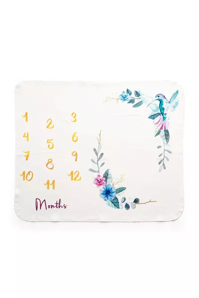 Frühlingsblumen Neugeborenen-Geschenk-Fotodecke