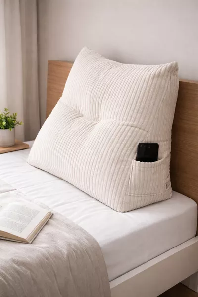 وسادة استرخاء مريحة – غطاء مضلع قابل للغسل