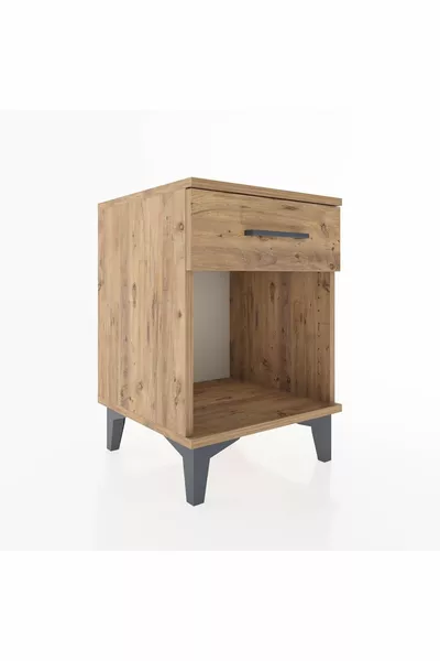 خزانة جانبية هايبريون بصندوق واحد من خشب الصنوبر