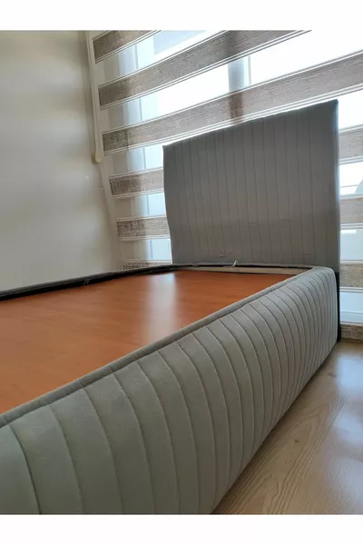 Design ENKELBED Sonnen Onderstel Rand HOES & Hoofdbord Hoes SET