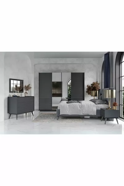 Cotta Grey Bedroom Set