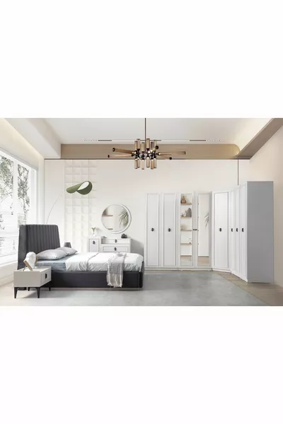 Lenta Corner Bedroom Set