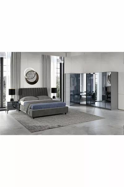 Спальный гарнитур Roof с 8-дверным угловым шкафом