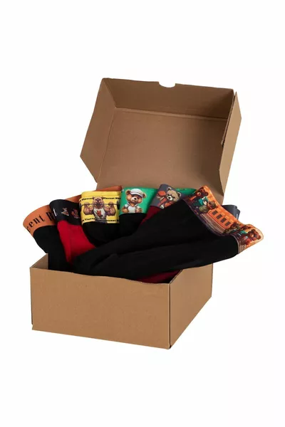 بوكسر رجالي قطني مرن، عبوة 6 قطع، تيدي وتيدي بيلدر