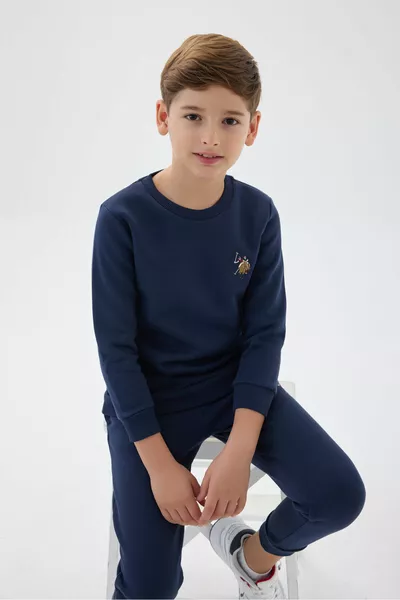 Ensemble de survêtement garçon bleu marine