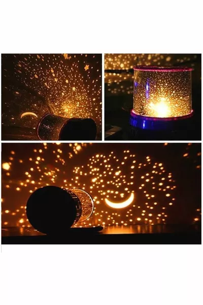 Star Master Gece Lambası Yıldızlı