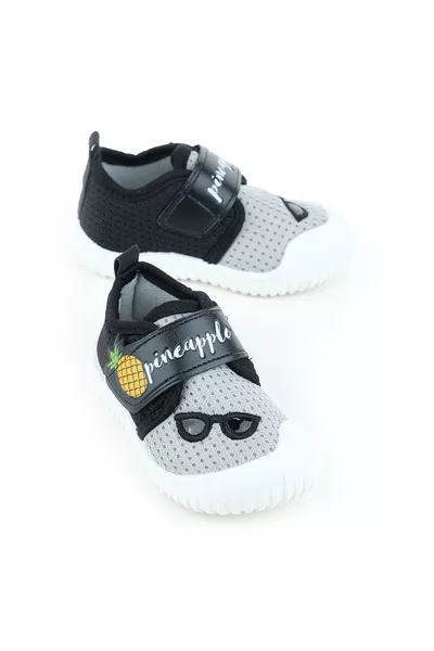 حذاء صيفي قماش كتاني للرضع الصبيان