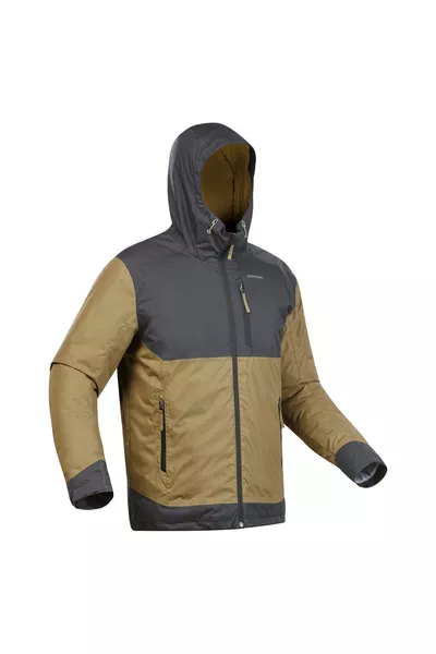 Quechua Men's Waterproof Outdoor Ski Jacket/Winter Jacket - Brown - °C